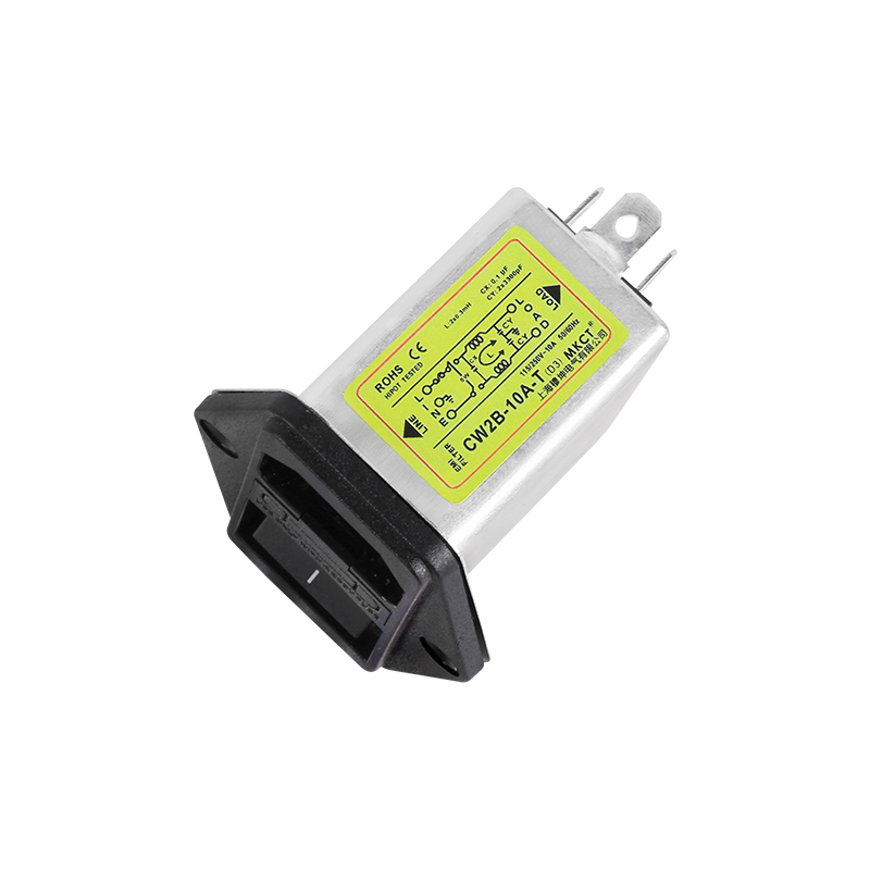 Вход IEC CW2B-1A/3A/6A/10A-T Сетевой фильтр электромагнитных помех с дополнительным предохранителем и переключателем 