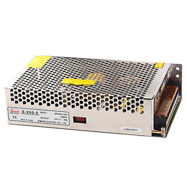 S-200 Профессиональный импульсный источник питания мощностью 200 Вт в металлическом корпусе
