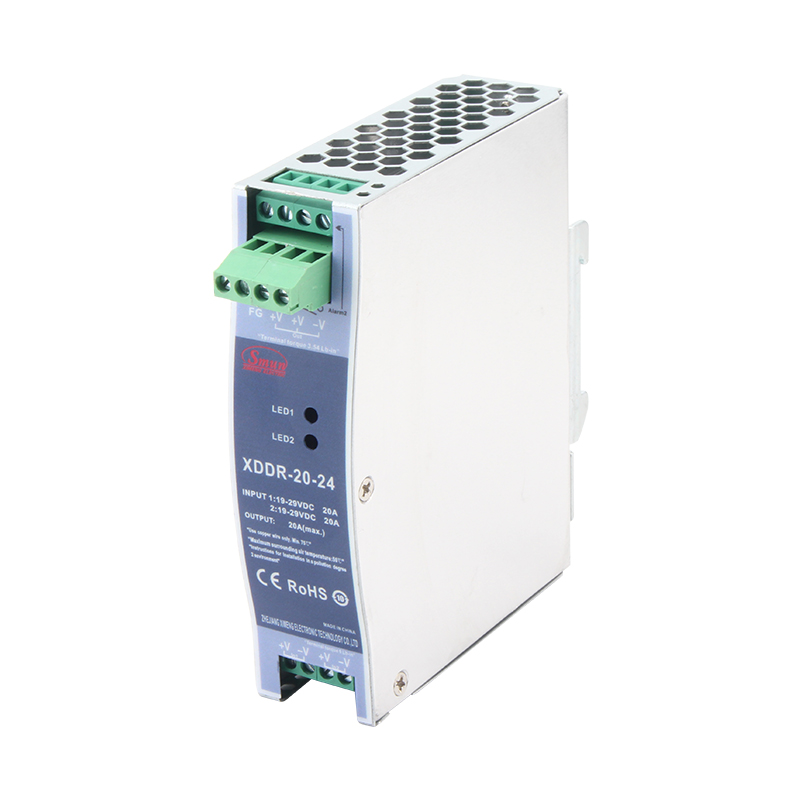 Модуль резервирования XDDR-20/DRDN-20, 20 А, тип DIN-рейки, 12 В/24 В/48 В, поддержка системы резервирования 1+1 и N+1