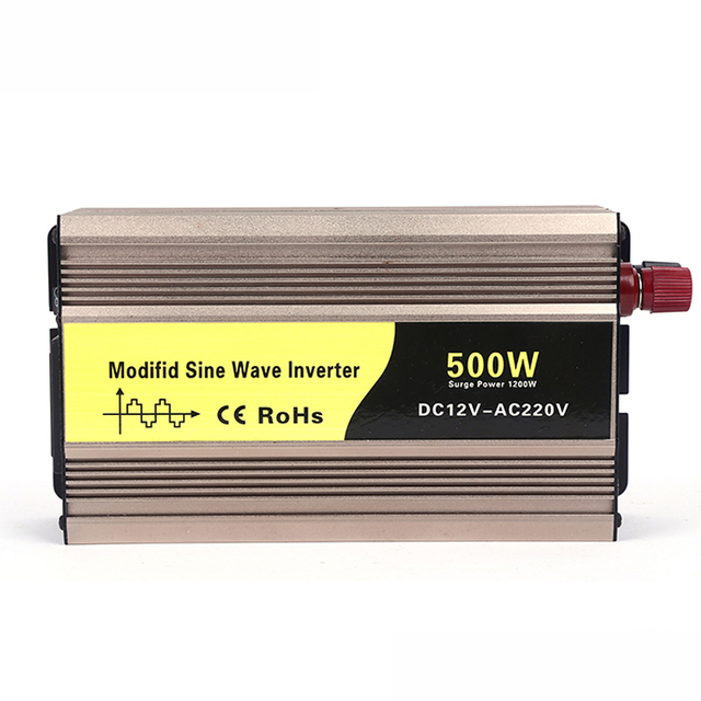 DC12V/24V/48V 500W модифицированный синусоидальный инвертор солнечной энергии