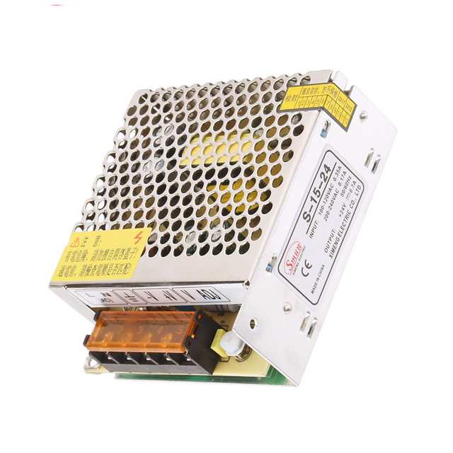 S-15 Импульсный источник питания с одним выходом, 15 Вт для светодиодов