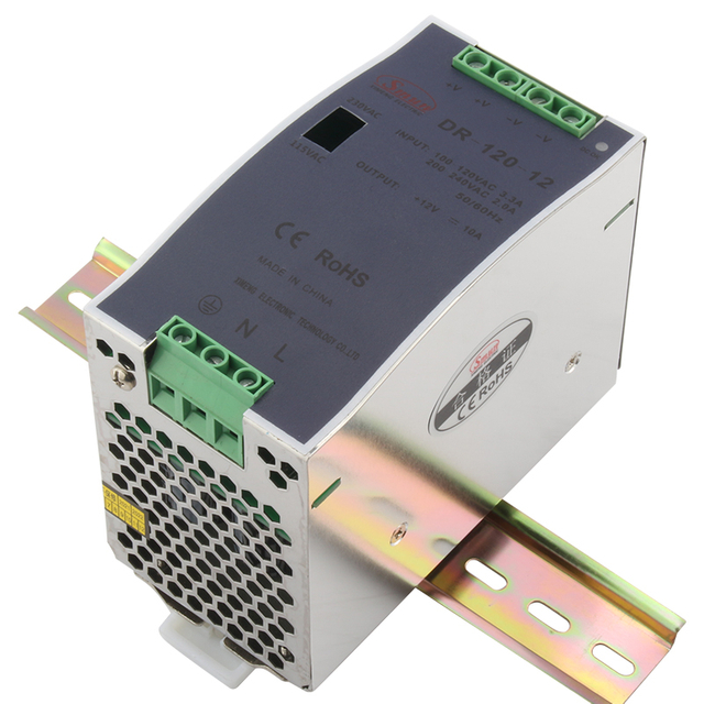 DR-120-24 120W 24VDC 5A AC-DC Промышленный источник питания на DIN-рейку