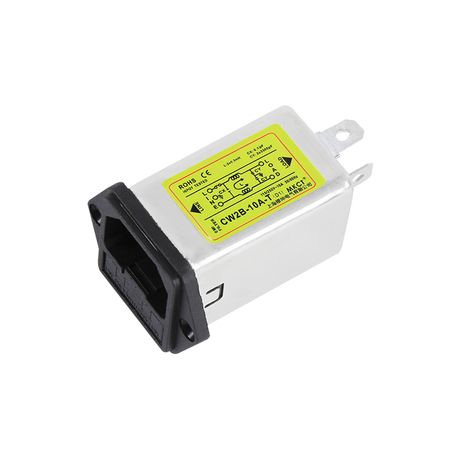 Вход IEC CW2B-1A/3A/6A/10A-T Сетевой фильтр электромагнитных помех с дополнительным предохранителем и переключателем 