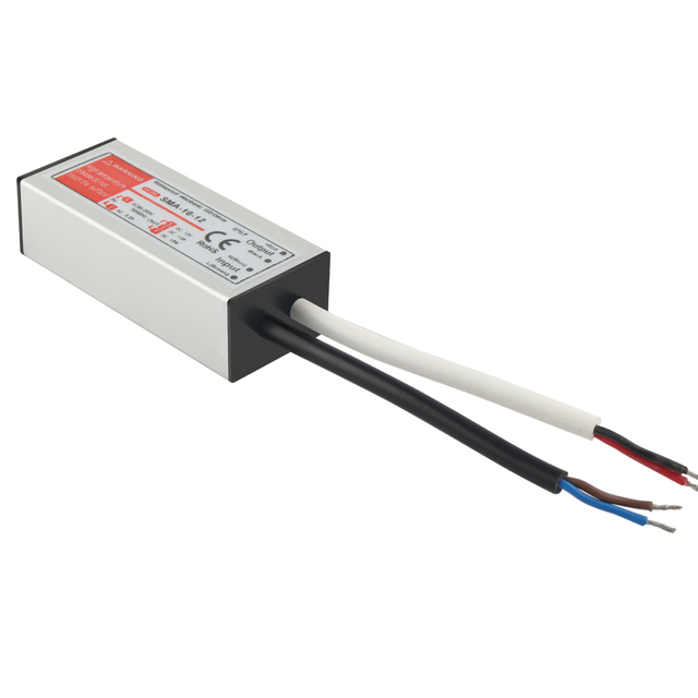 SMA-10-12 12 В постоянного тока, 1 А, 12 Вт, водонепроницаемый источник питания постоянного напряжения