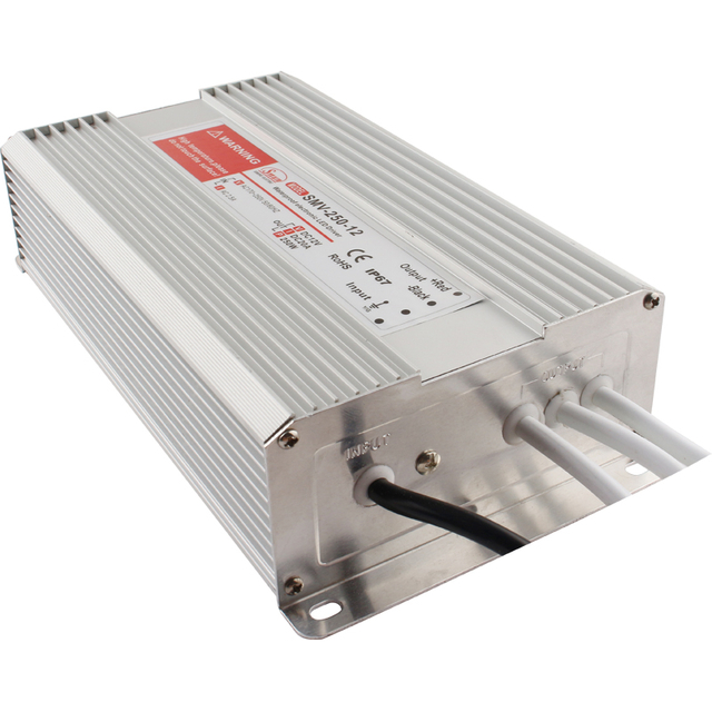 Серия SMV от 10 до 1000 Вт, 5 В/12 В/15 В/24 В/48 В, постоянное напряжение, один выход, водонепроницаемый светодиодный драйвер IP67